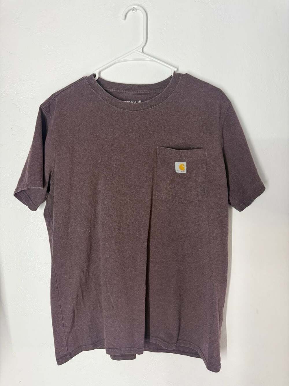 Carhartt Loose Fit Pocket T-Shirt Size L Gray Heather Short Sleeve Workwear